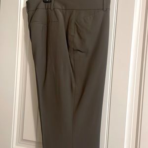Ann Taylor Lined Suiting Pants - Size 16 - Dark Grey/Green